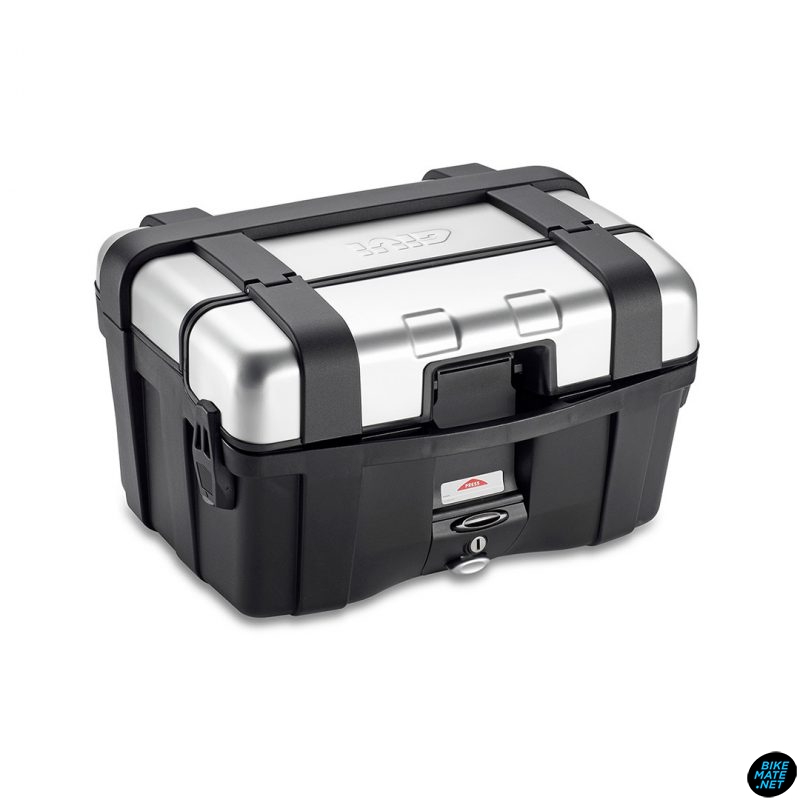 GIVI TRK46PACK2 Trekker 46 Silver/Black 46L Side Case