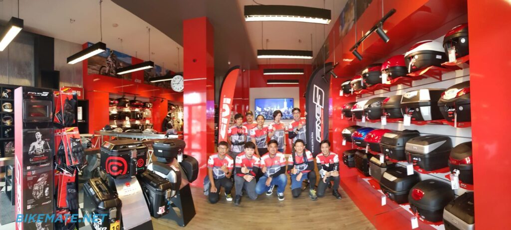 Inside the GIVI Point Bangkok store
