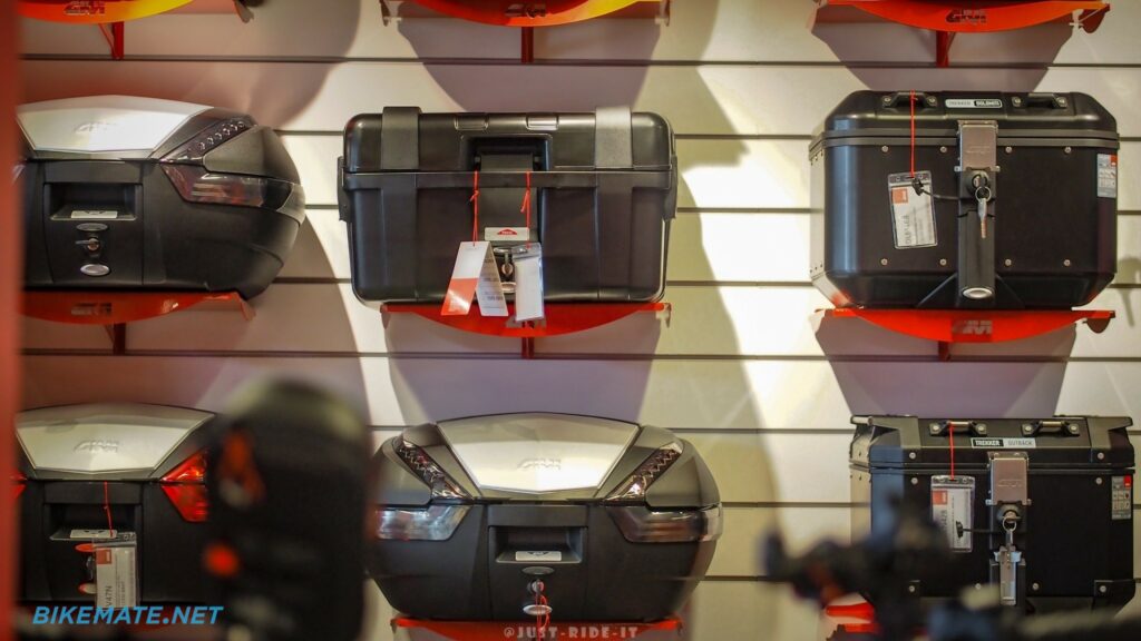 Motorcycle rear box GIVI Italy