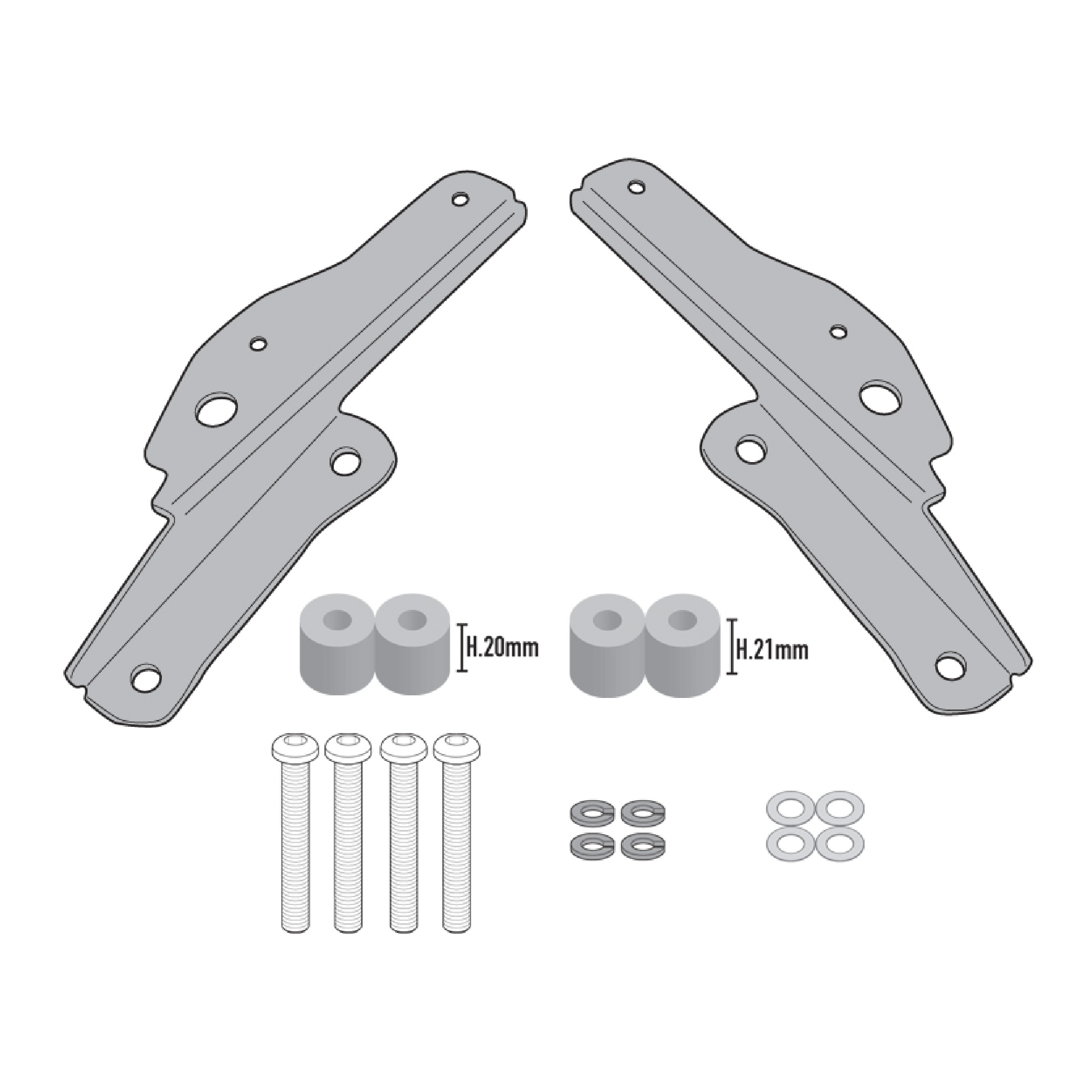 GIVI SR6415 Rear Rack for Triumph Tiger 900