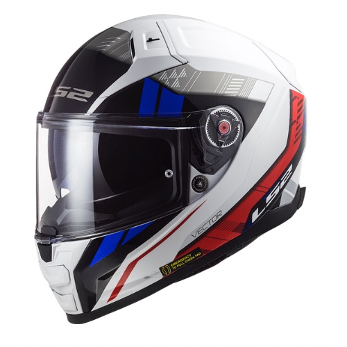 LS2 Helmets FF811 Vector II Stylus White Fluo Pink หมวกกันน็อคเต็มใบ