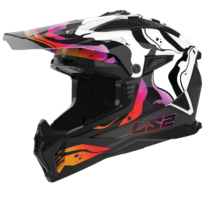 LS2 MX708 Wash White หมวกกันน็อคเอ็นดูโร่