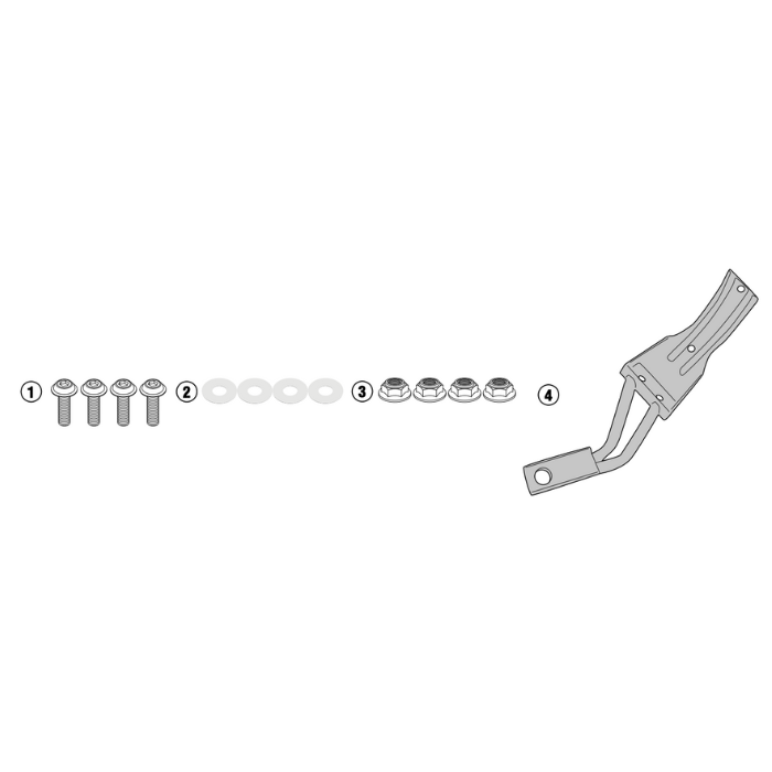 GIVI RM1156KIT Spray Guard Fitting Kit อุปกรณ์ติดตั้ง