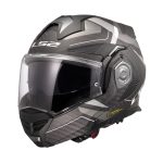 LS2 FF901 Carbon Horizon Silver Grey Modular Helmet หมวกกันน็อคยกคาง