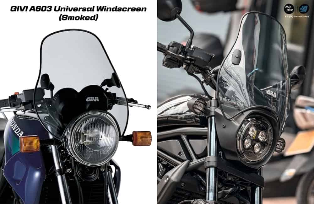 GIVI Windscreen and Spoiler - A603 Universal Windscreen
