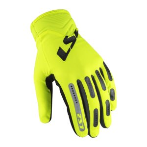 LS2 Bend Man Gloves - Hi-Vis Yellow Grey