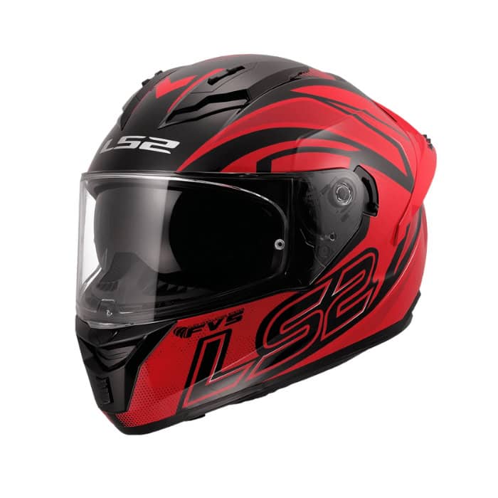 LS2 Helmets FF806 Fusion Stingular Black Red
