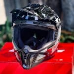 LS2 MX708 Battle Scare Tonal Grey Black Off-Road Helmet